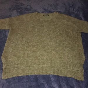 Over sized army green sweater